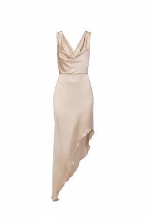 WAL G., YARA COWL - Maksikleit - champagne