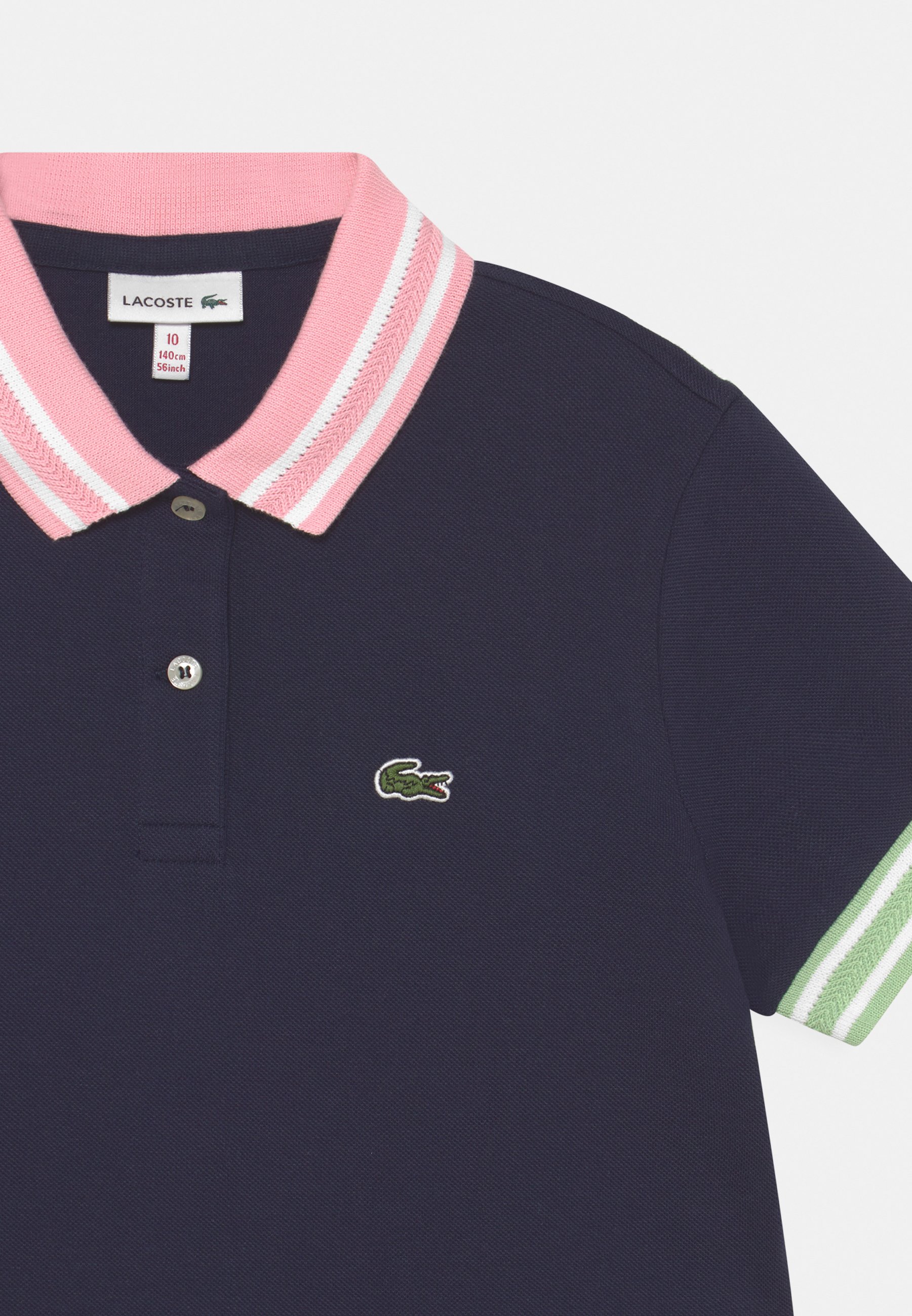 Lacoste Vestito estivo - navy blue/lotus/clover green/white/blu scuro -  Zalando