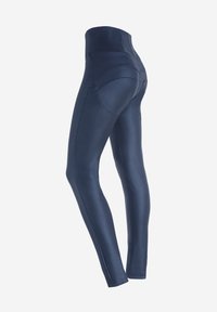 Freddy PUSH UP VITA ALTISSIMA COATED LUCIDO - Pantalones - dark sapphire
