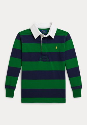 Polo Ralph Lauren THE ICONIC RUGBY SHIRT - Hosszú ujjú felső - athletic green/refined navy