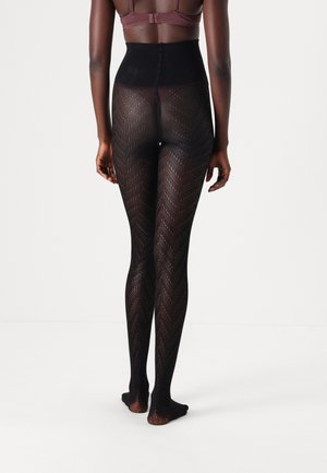 INA TIGHTS - Sukkahousut - black