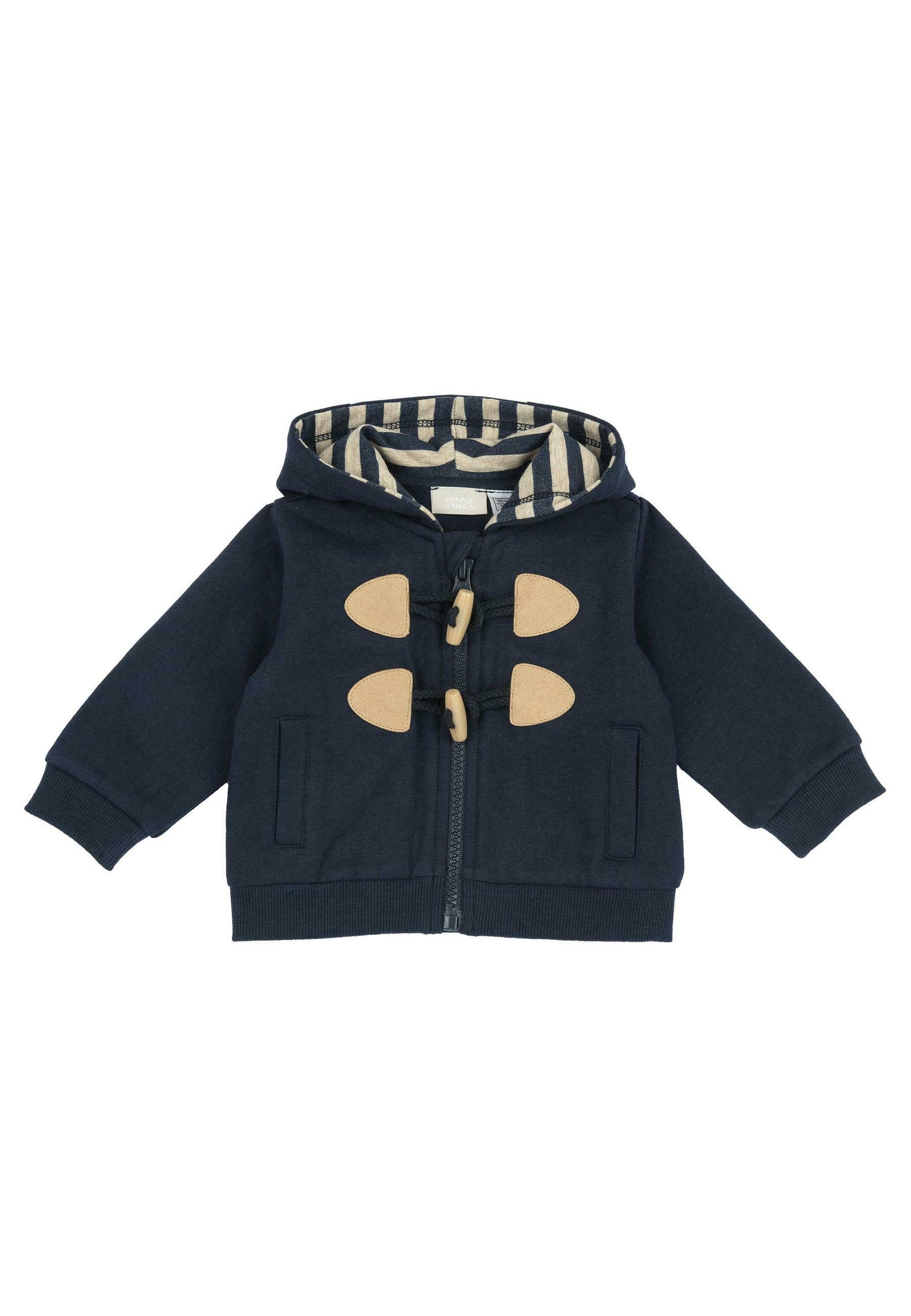 Chicco Felpa Con Zip E Cappuccio - Sweat à Capuche Bébé Fille Zippé Confortable