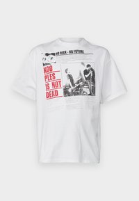 Tricou cu imprimeu - ecru