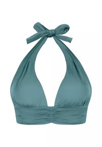 Niewybrane, wiązana góra od bikini satynowy połysk