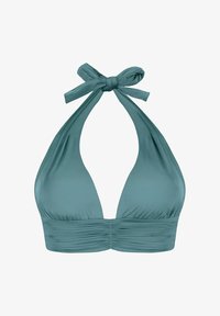 Niewybrane, wiązana góra od bikini satynowy połysk