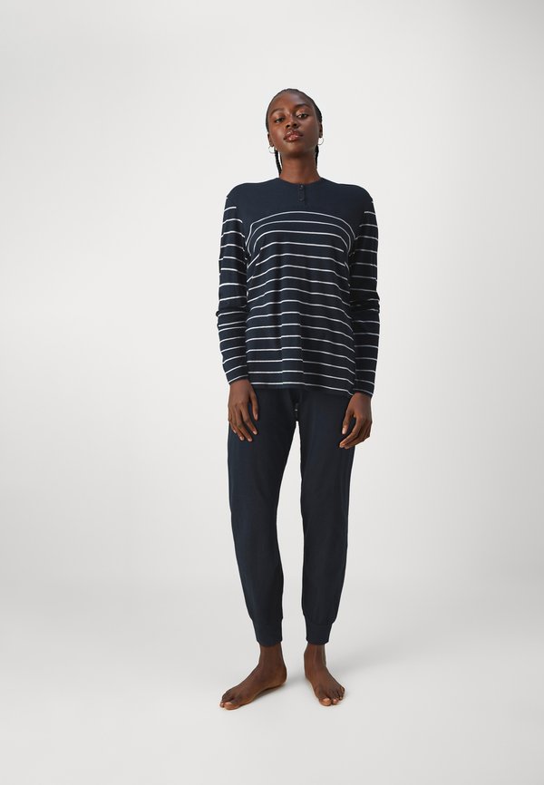 ANZUG LANG - Nachtwäsche Set - nachtblau