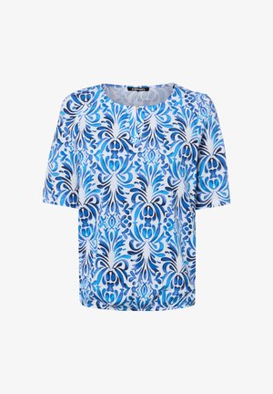 Olsen, OLSEN T-SHIRT CLARA - Bluse - weiß blau