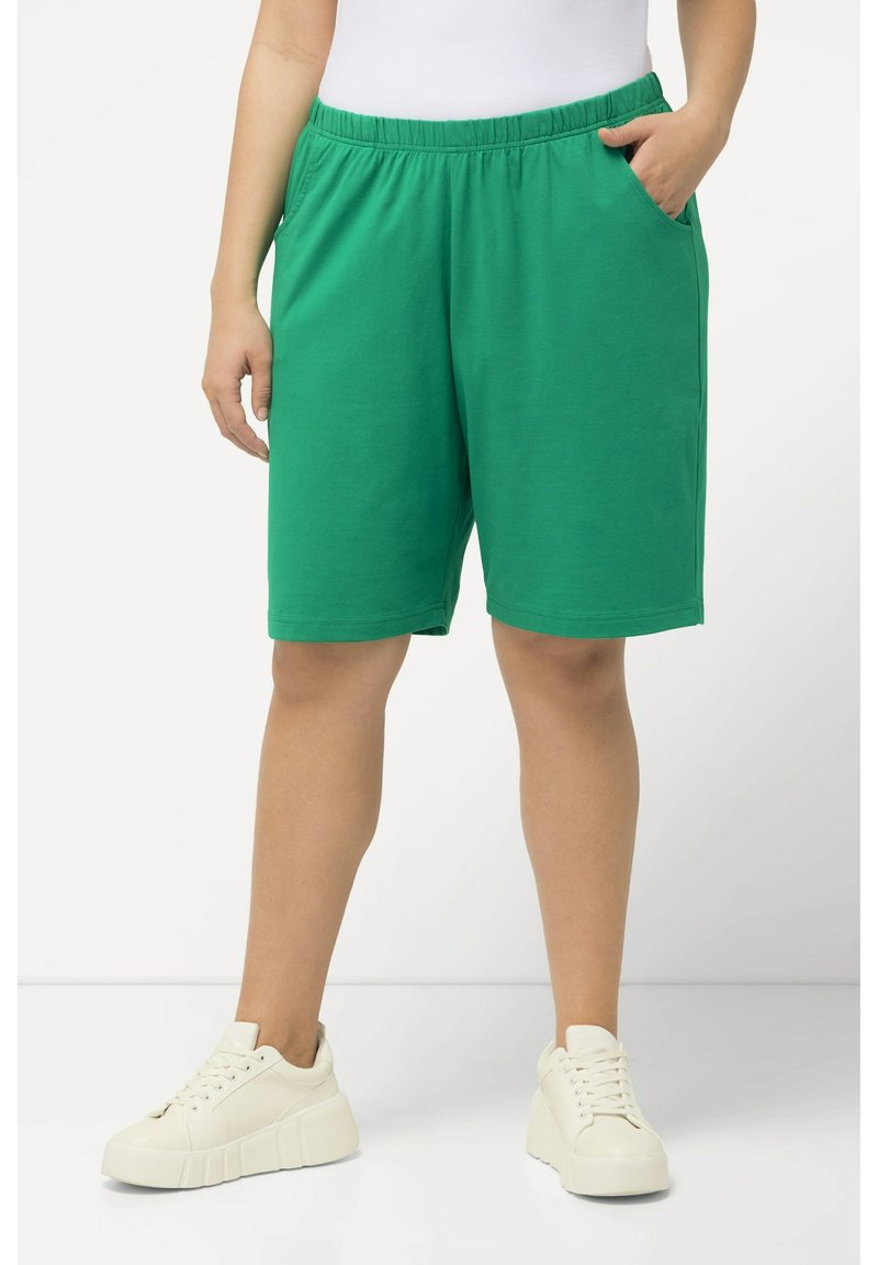 Ulla Popken - BERMUDA - Short - emerald, Agrandir