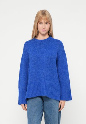 ONLMAGGIE LIFE LOOSE O NECK - Πουλόβερ - blue