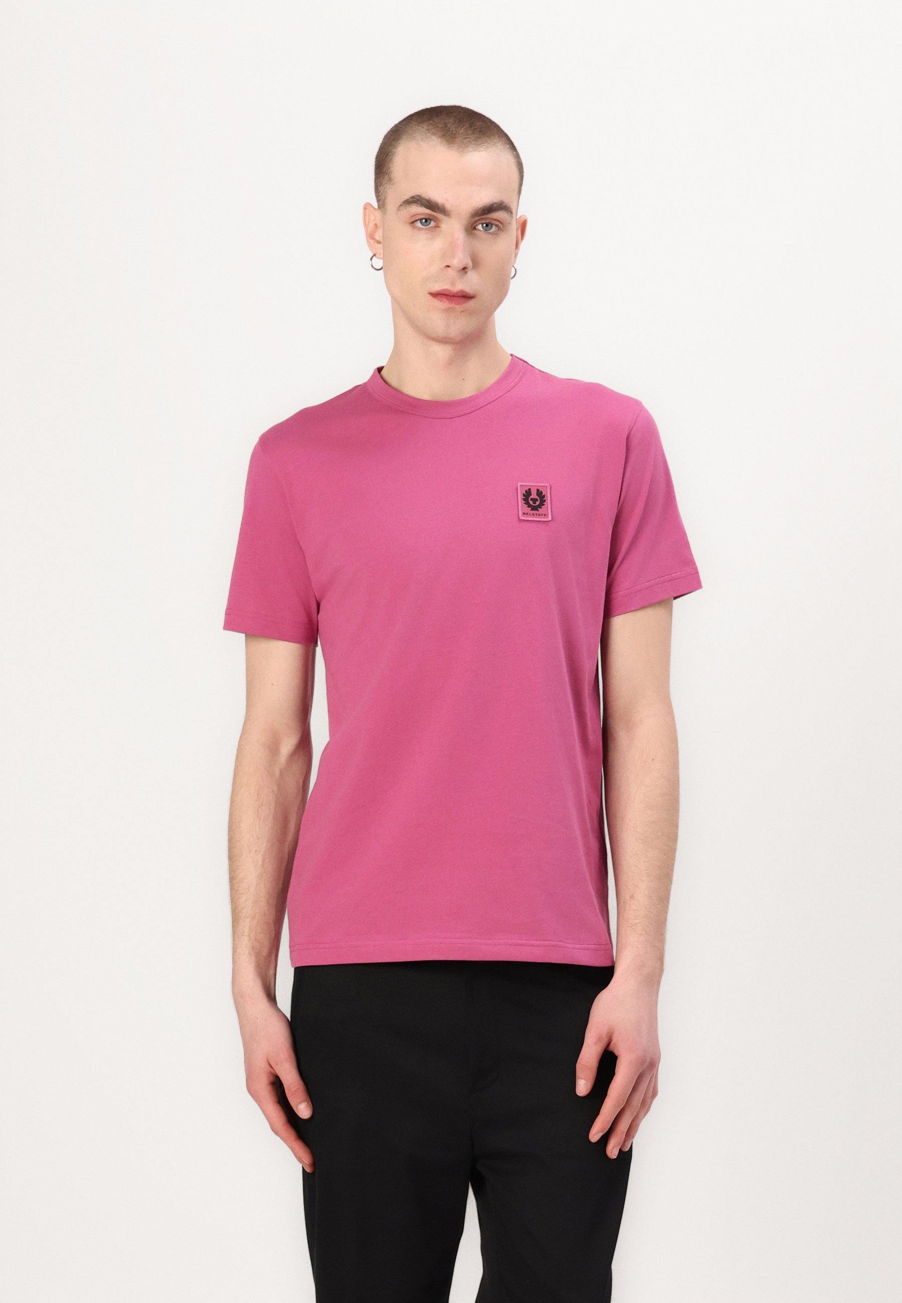 Belstaff Basic T-shirt - magenta/berry - Zalando.co.uk