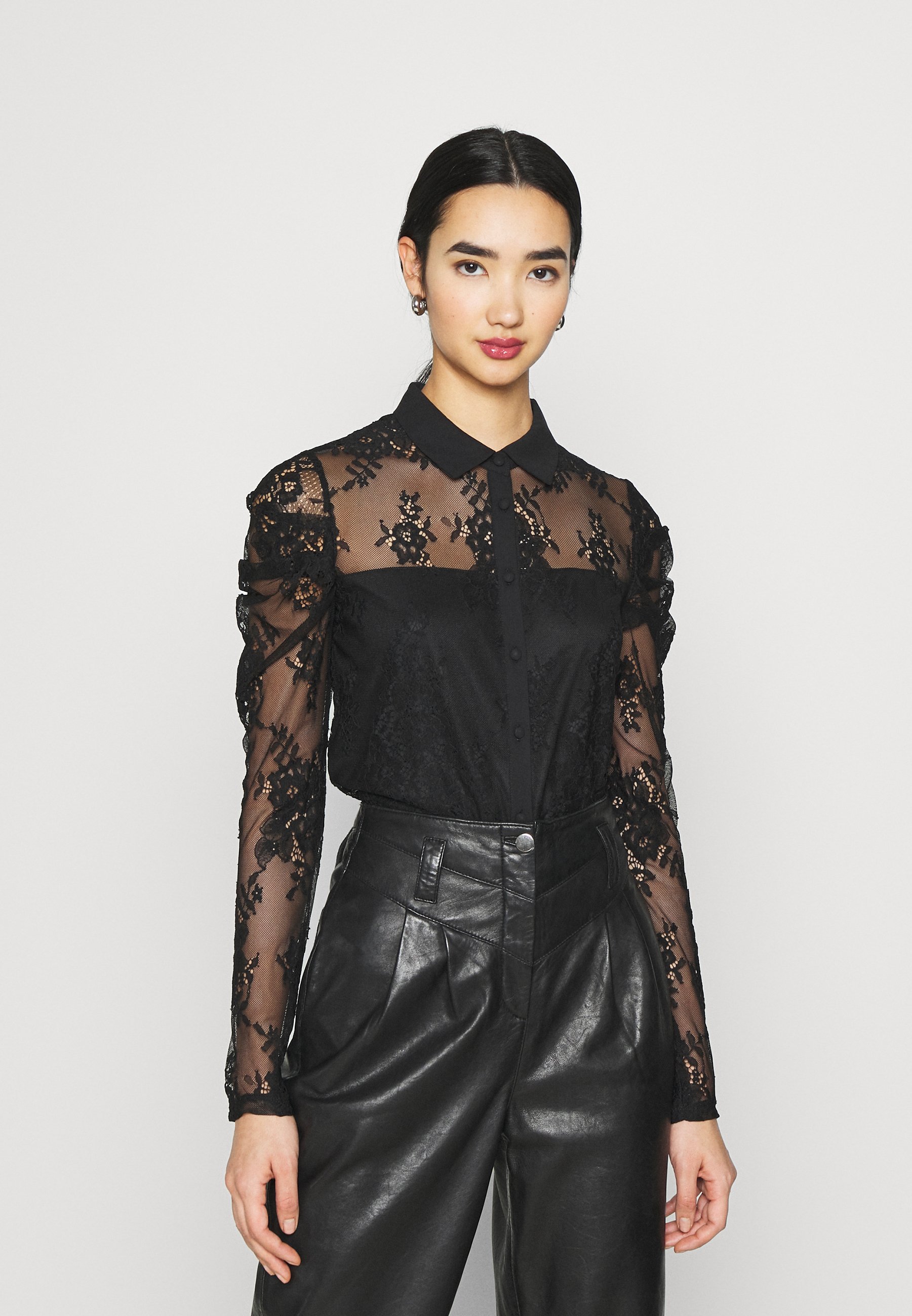 camicia nera zalando