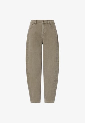 LIU JO, LIU JO BALLOON PANTS WITH MICRO RHINESTONES - Jeans fuselé - brown