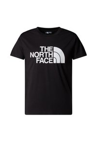 The North Face TEEN EASY TEE UNISEX - Nyomott mintás póló - black