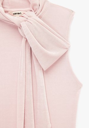Koton, SHAWL COLLAR SLEEVELESS BLOUSE. - Top - pink