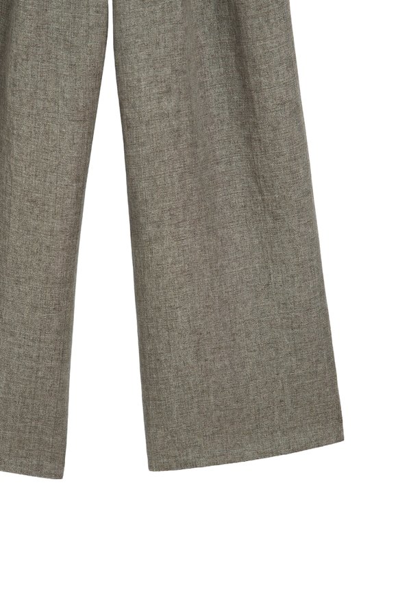 WITH DOUBLE DARTS  - Trousers - mottled beige2