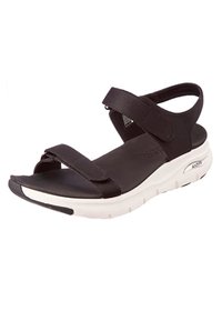 Skechers ARCH FIT TOURISTY - Sandalias de senderismo - black