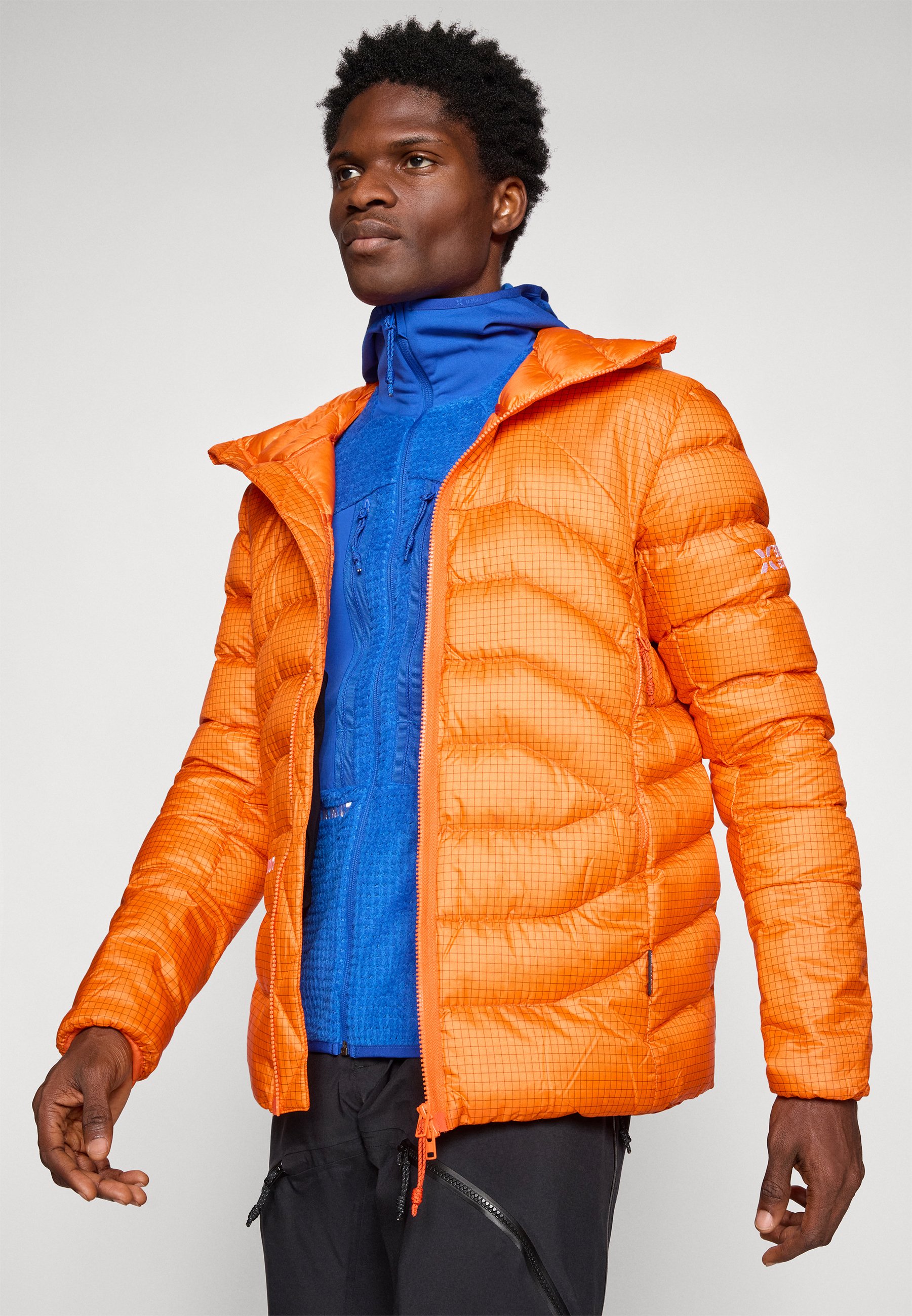 Mammut EIGER NORDWAND LIGHT HOODED JACKET - Down jacket - orange