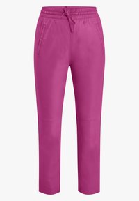 GIFT - Pantalon en cuir - mauve