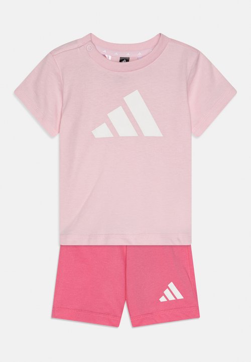 adidas ESSENTIALS INFANT UNISEX SET - Pantalón corto de deporte - clear pink/white — photo 3