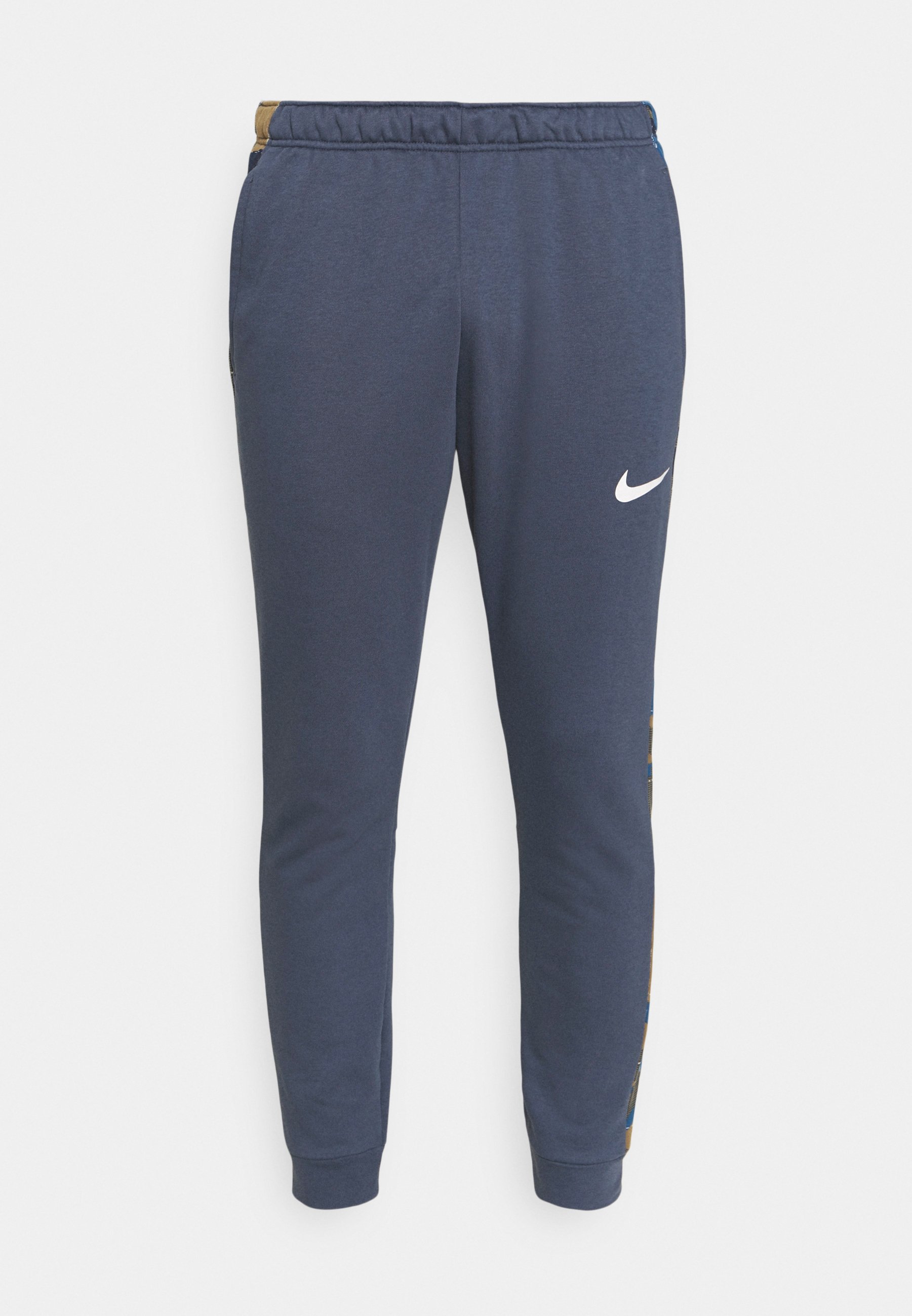 Nike Performance CAMO - Trainingsbroek - thunder blue/light bone/Blauw -  Zalando.nl