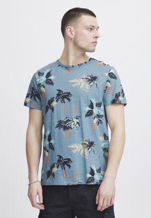 Blend T-shirt med print - captain's blue