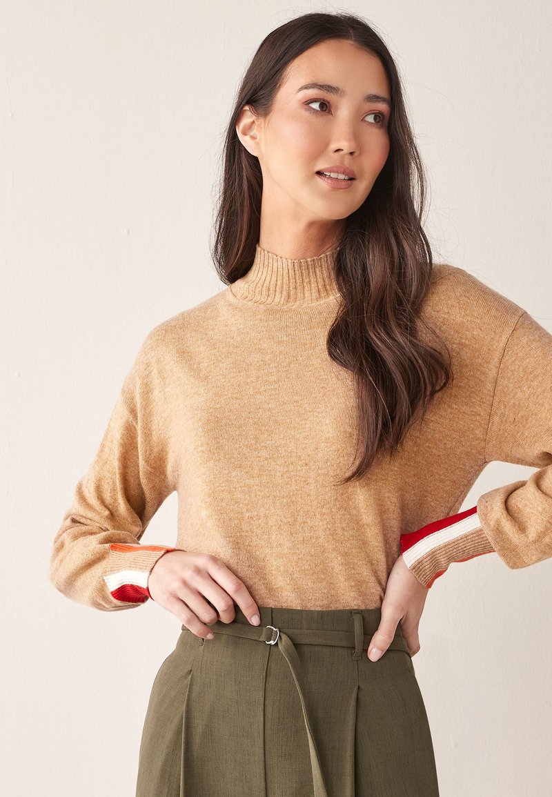 Damen Strickjacken | Next Strickpullover camel - TQ53022 Damen Strickjacken | Next Strickpullover camel - TQ53022