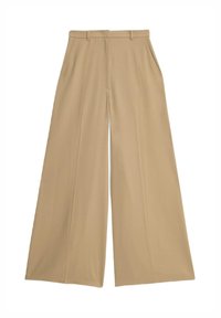 PALAZZO WIDE LEG - Tygbyxor - butterscotch