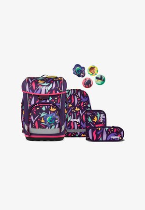 CUBO LIGHT SET - Juego de mochilas escolares - ambärzonas - lila