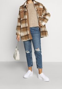 Pieces Petite Stickad tröja - lilac