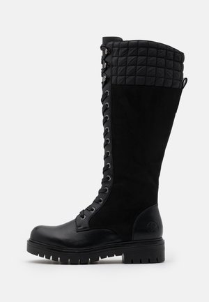 Botas con plataforma - black