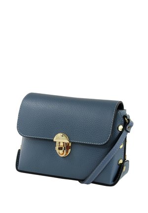 DrachenLeder Umhängetasche - türkis