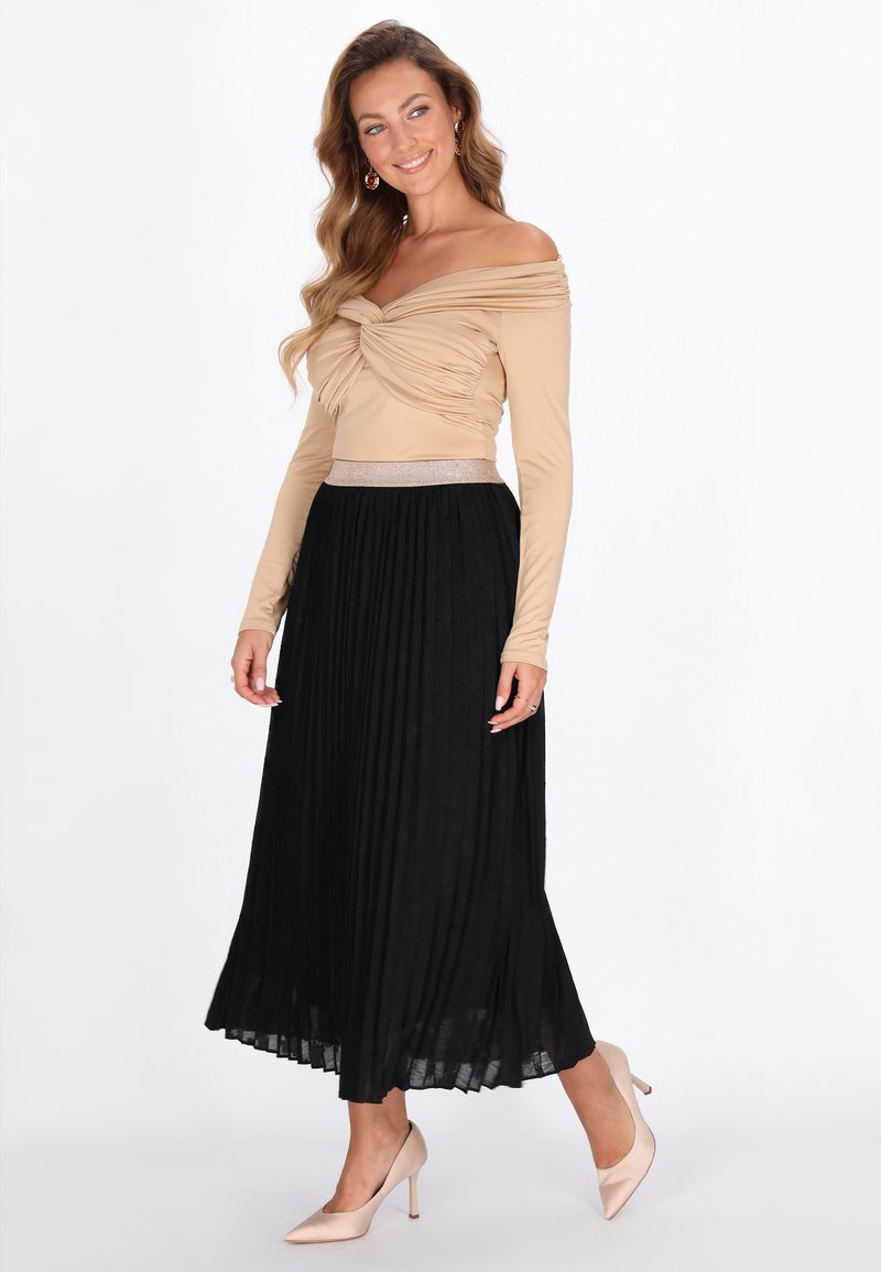 faina Maxi skirt black Zalando