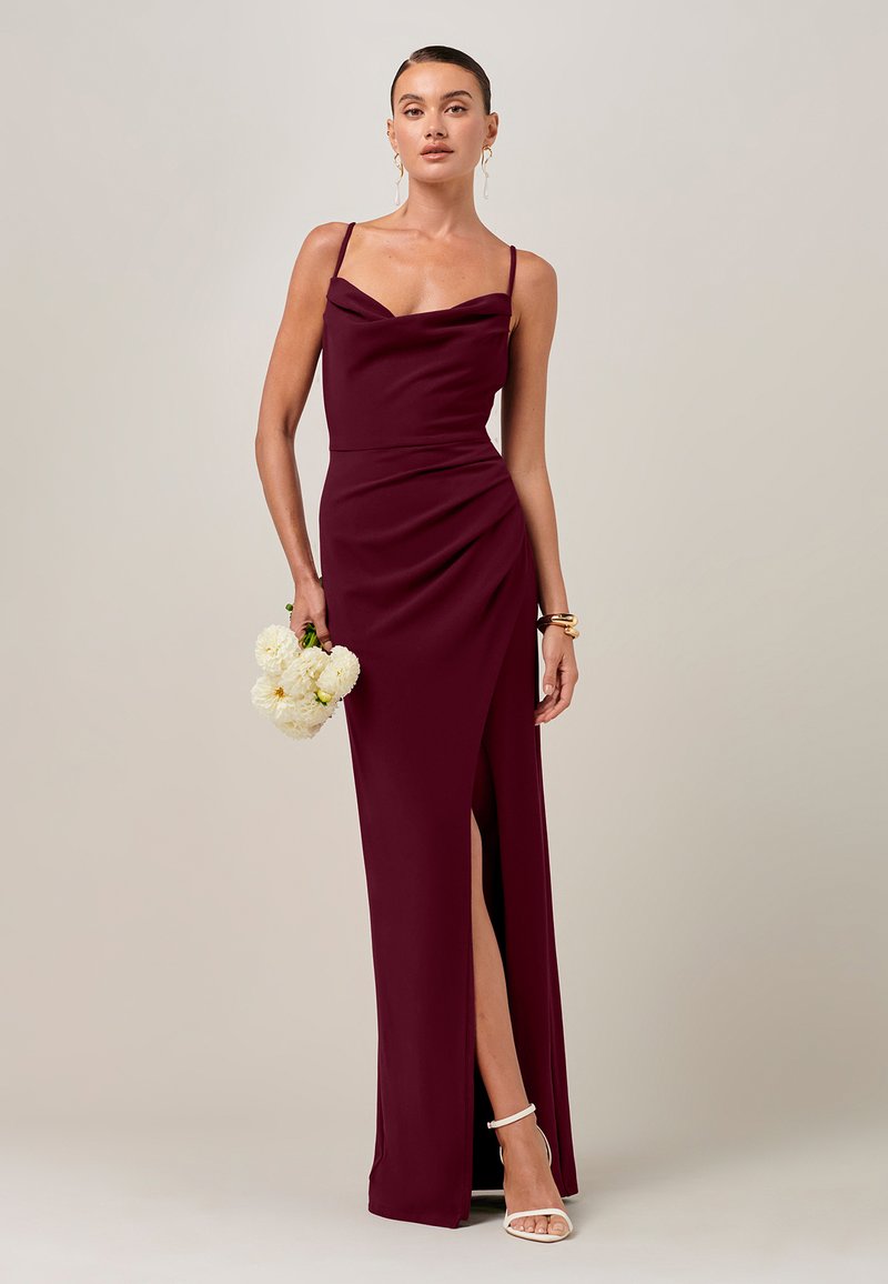 BWLDR GEMMA - Maxi dress - burgundy/red - Zalando.ie