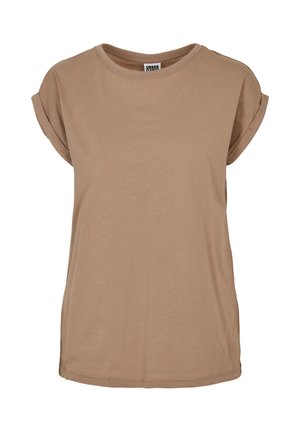 Urban Classics, LADIES EXTENDED SHOULDER TEE - Tricou basic - softtaupe
