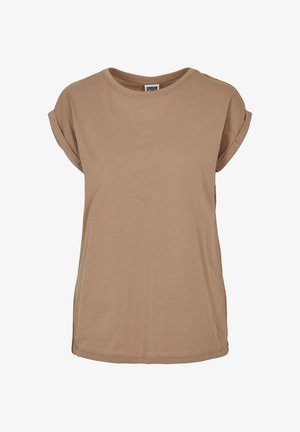 Urban Classics, LADIES EXTENDED SHOULDER TEE - Tricou basic - softtaupe