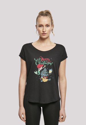 DISNEY ARIELLE DIE MEERJUNGFRAU MERRY CHRISTMAS  - T-shirts print - black