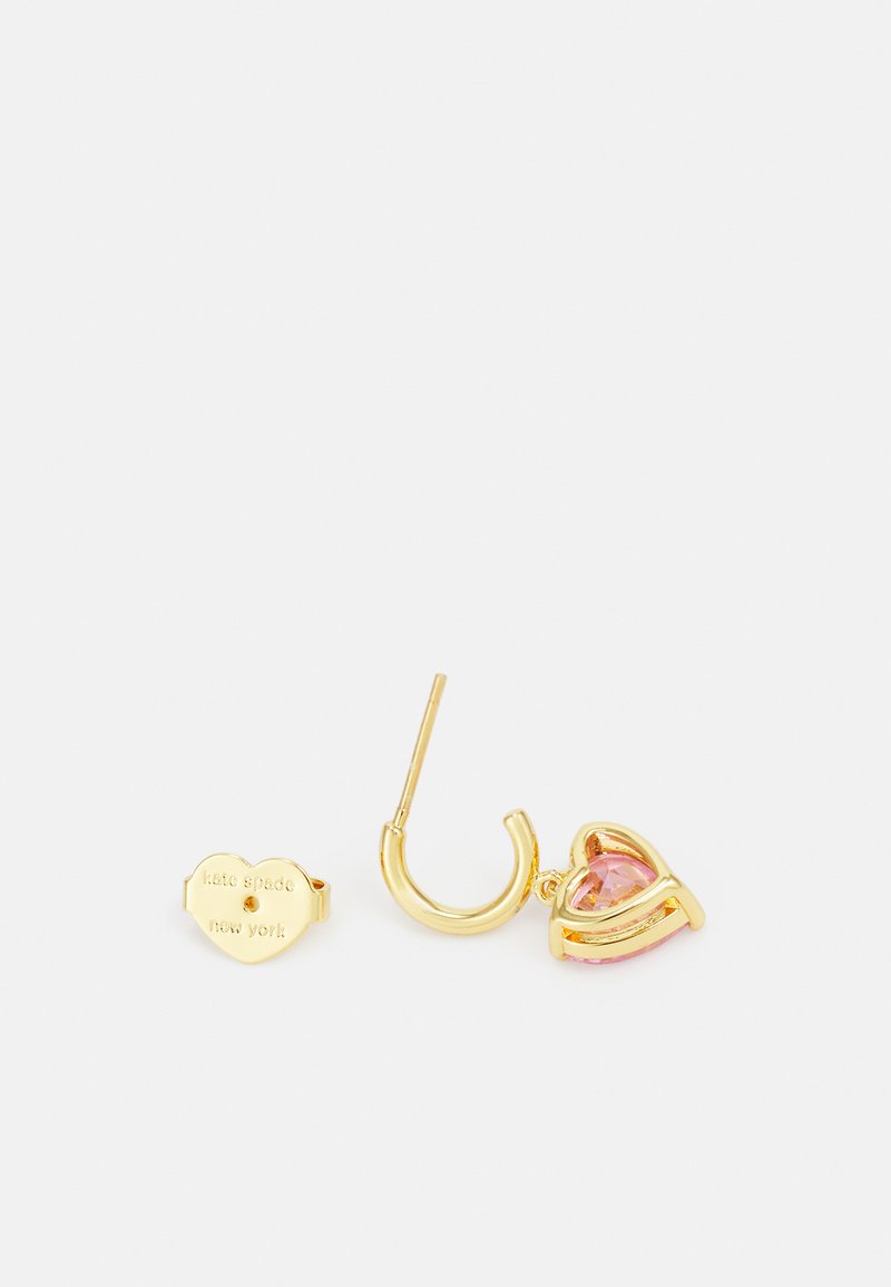 kate spade new york MY LOVE HEART HUGGIES Earrings pink