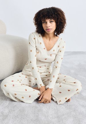 POINTELLE BEAR - Pyjamas - gardenia