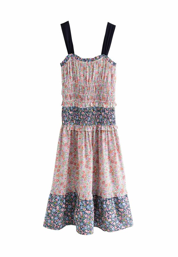 REGULAR FIT - RUCHED MIDI  - Freizeitkleid - waters ditsy