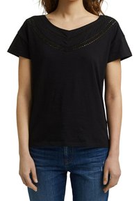edc by Esprit Triko s potiskem - black