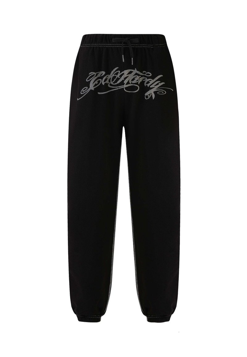 Ed Hardy SCRIPT JOGGERS - Jogginghose - black/schwarz - Zalando.ch