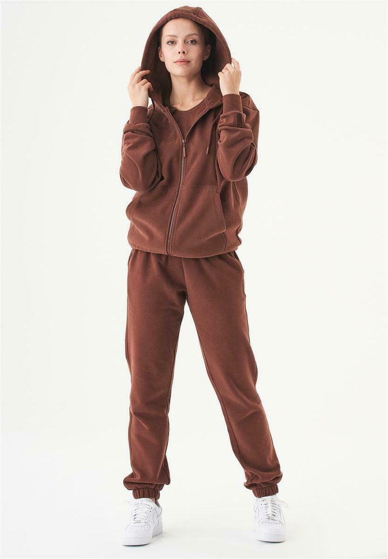 Damen Sweatshirts | ORGANICATION JUNDA-UNISEX Sweatjacke coffee brown/braun - JJ81198 Damen Sweatshirts | ORGANICATION JUNDA-UNISEX Sweatjacke coffee brown/braun - JJ81198