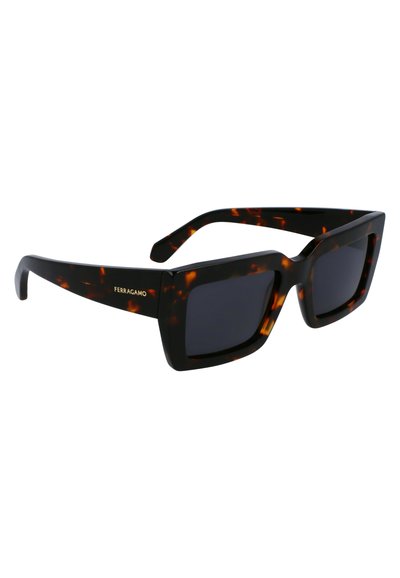 FERRAGAMO SALVATORE - Aurinkolasit - dark tortoise