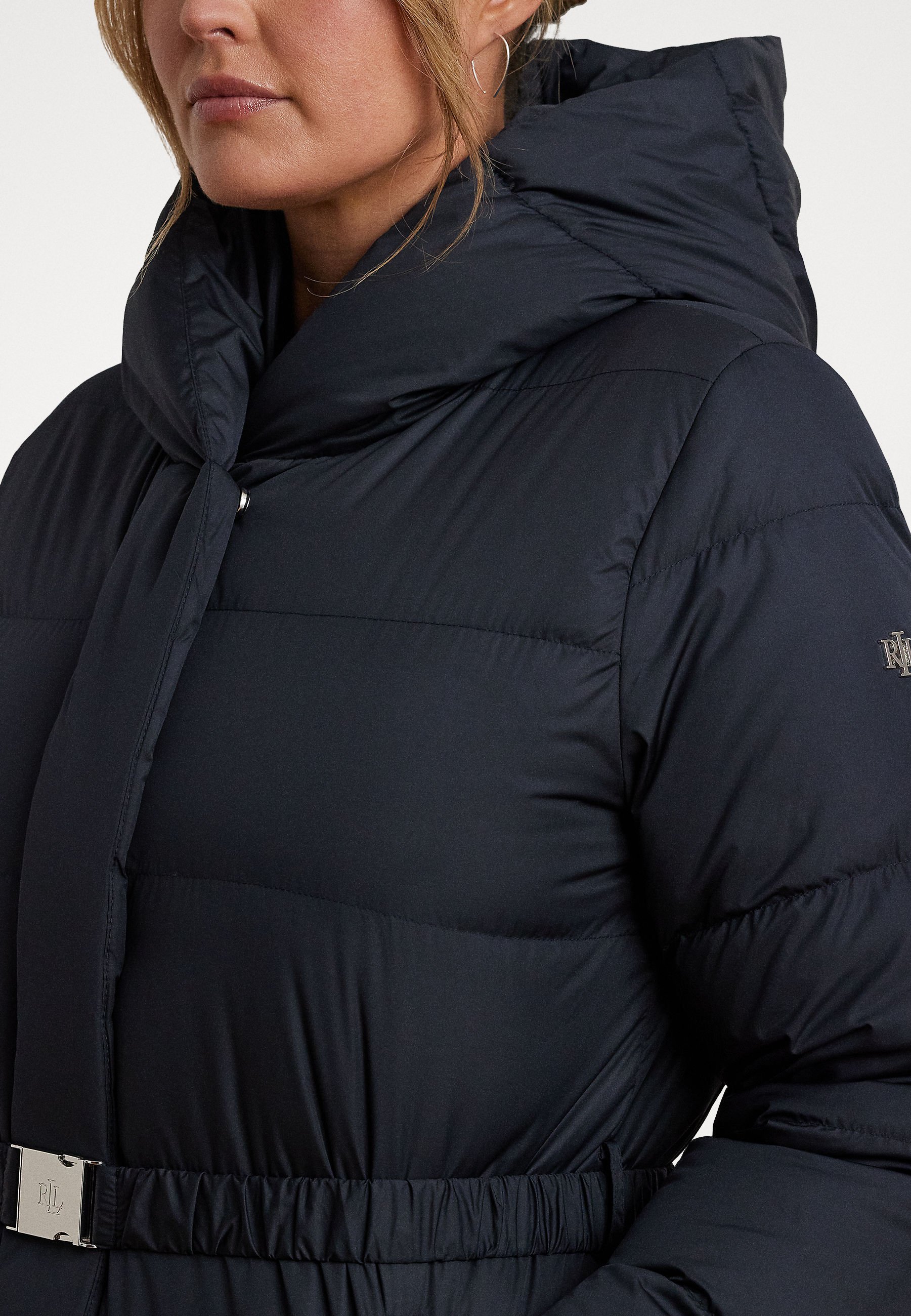 Lauren Ralph Lauren Woman BELTED HOODED DOWN COAT - Down