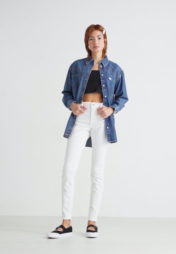 LOOSE - Button-down blouse - dark wash3