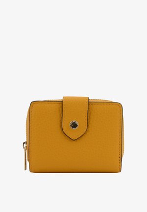Pourchet, PORTE-MONNAIE EN CUIR DE VEAU - CLUB - Portefeuille - safran