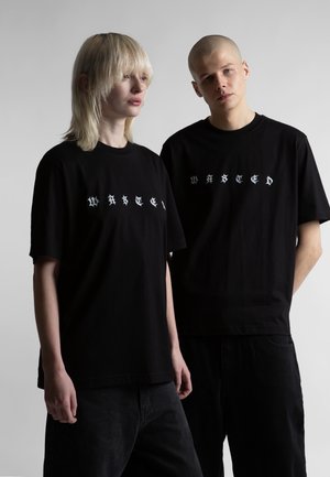 SHARD UNISEX - Trükipildiga T-särk - black