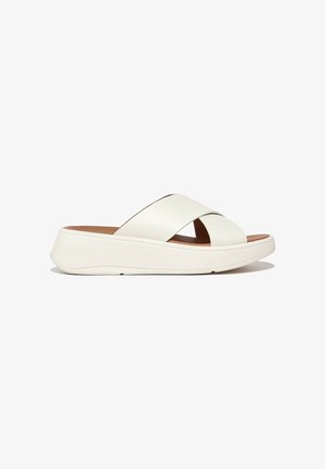 FitFlop F-MODE CROSS SLIDES - Ciabattine - beige