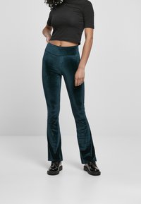 Urban Classics Tygbyxor - teal