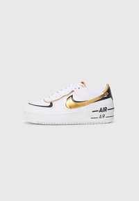 AF1 SHADOW - Treniņu apavi - white/metallic gold-coloured/black